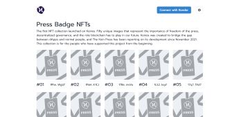 NFT site preview